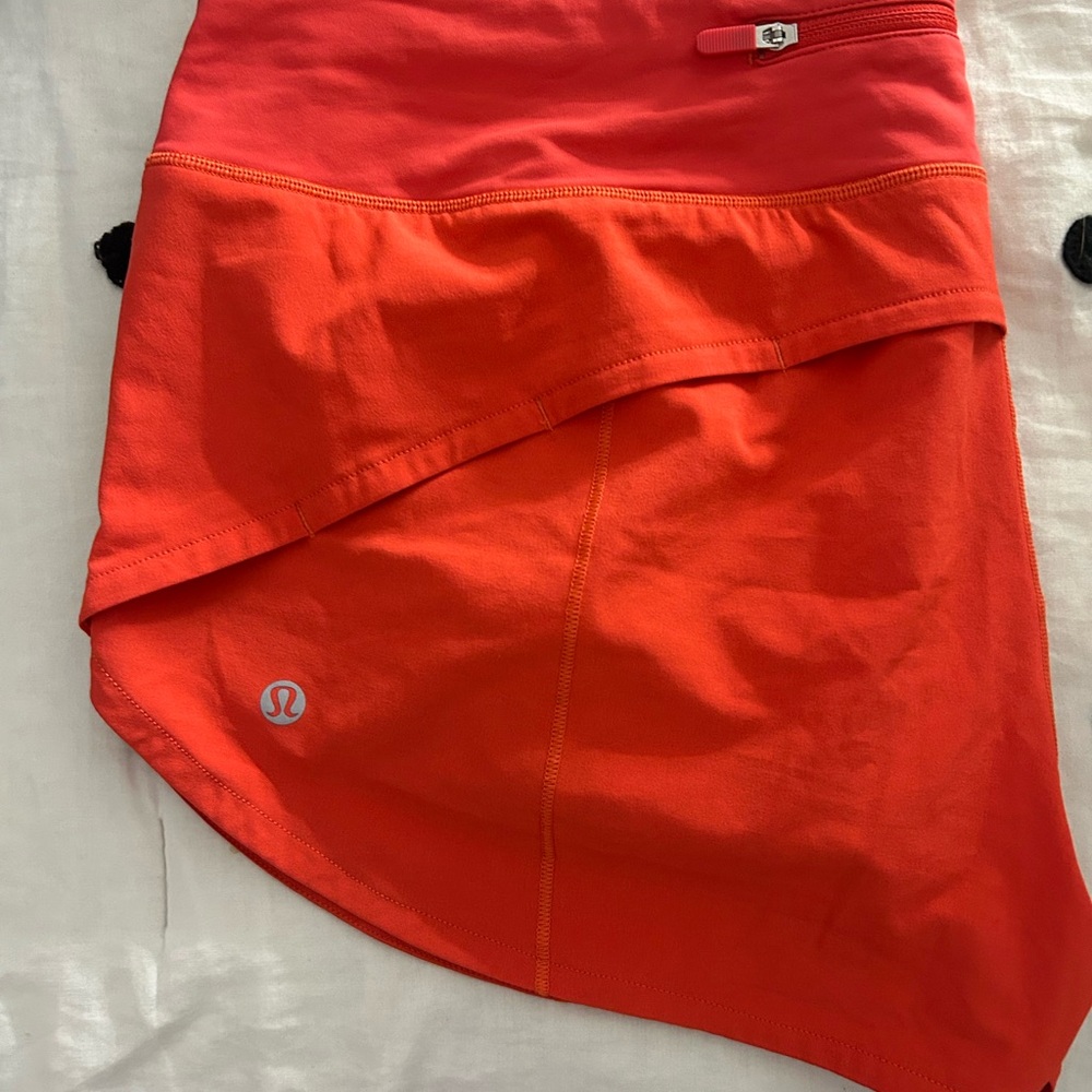 lululemon athletica Asymmetrical Red Skirt